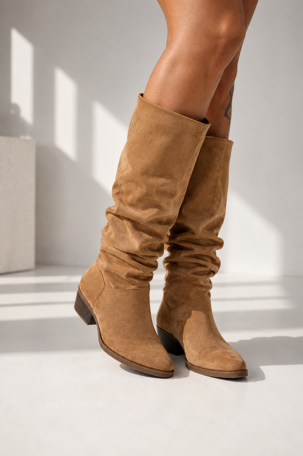 Bota Slouch Camel