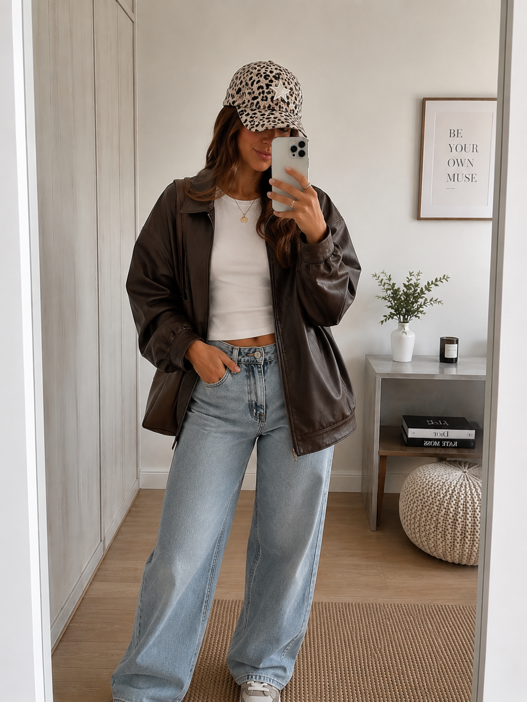 🐆 Gorra Animal Print con Estrella – Tendencia 2026