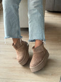 Pantubotas kaki con plataforma