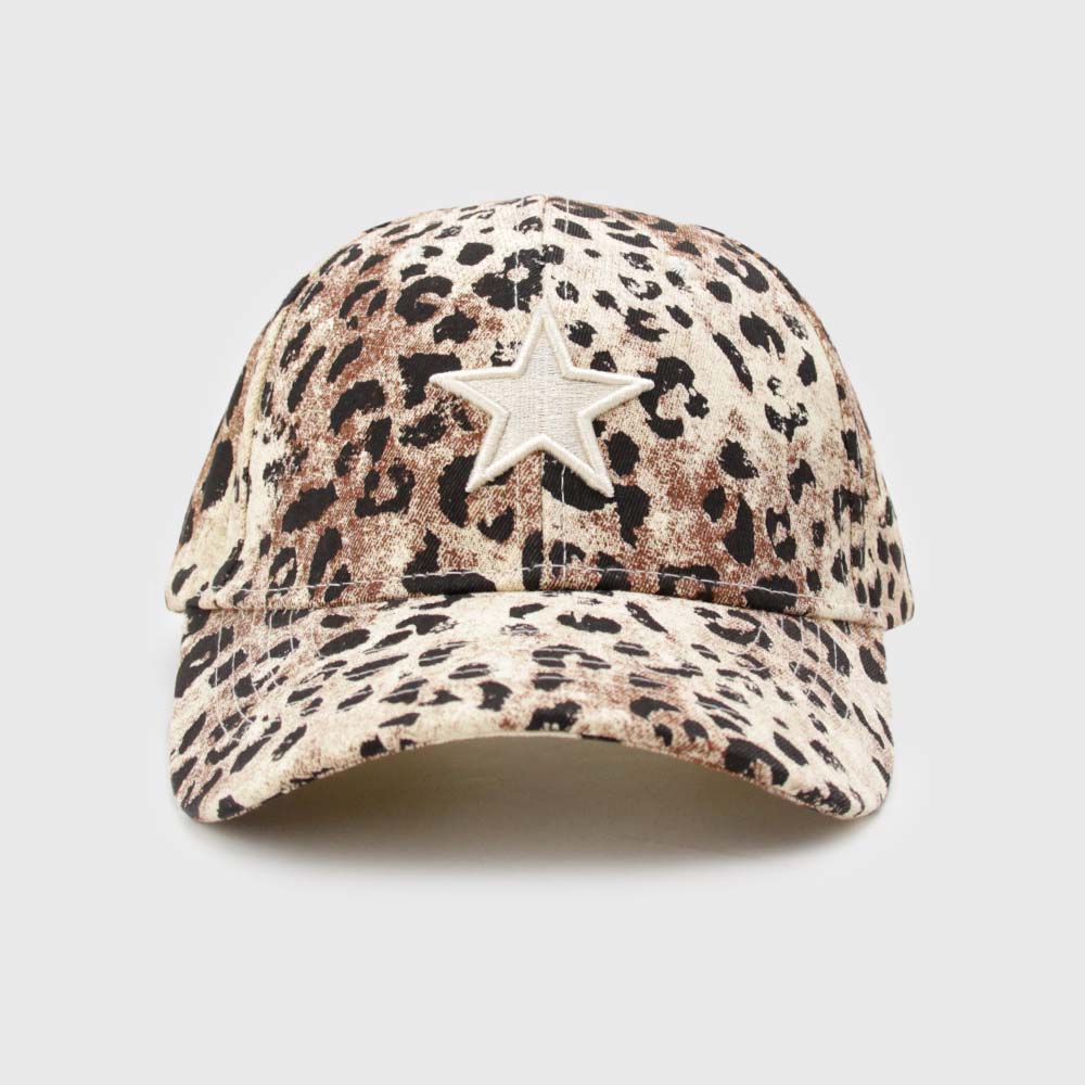 🐆 Gorra Animal Print con Estrella – Tendencia 2026