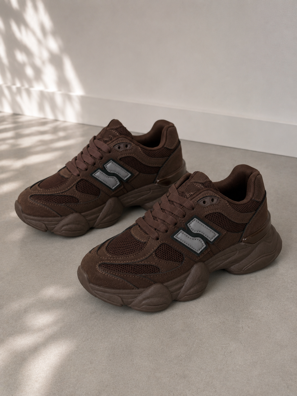 Zapatilla Urbana Chunky Café
