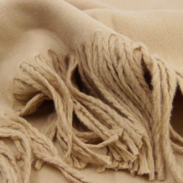 🐪 Bufanda Cashmere Peluda 220 g – Almendra
