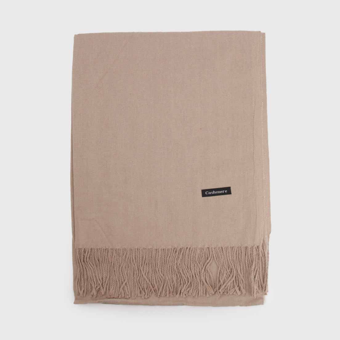 🤎 Bufanda Cashmere Peluda 220 g – Taupe