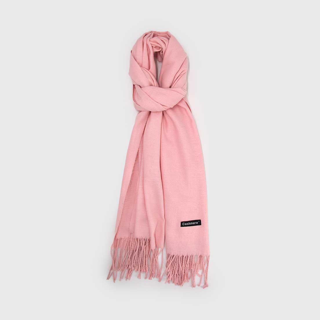 🌸 Bufanda Cashmere Peluda 220 g – Rosa Pastel
