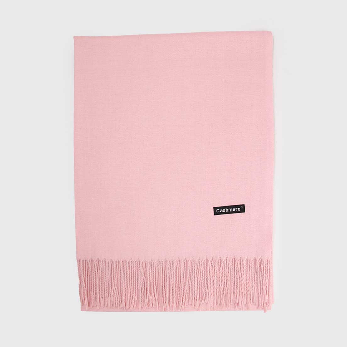 🌸 Bufanda Cashmere Peluda 220 g – Rosa Pastel