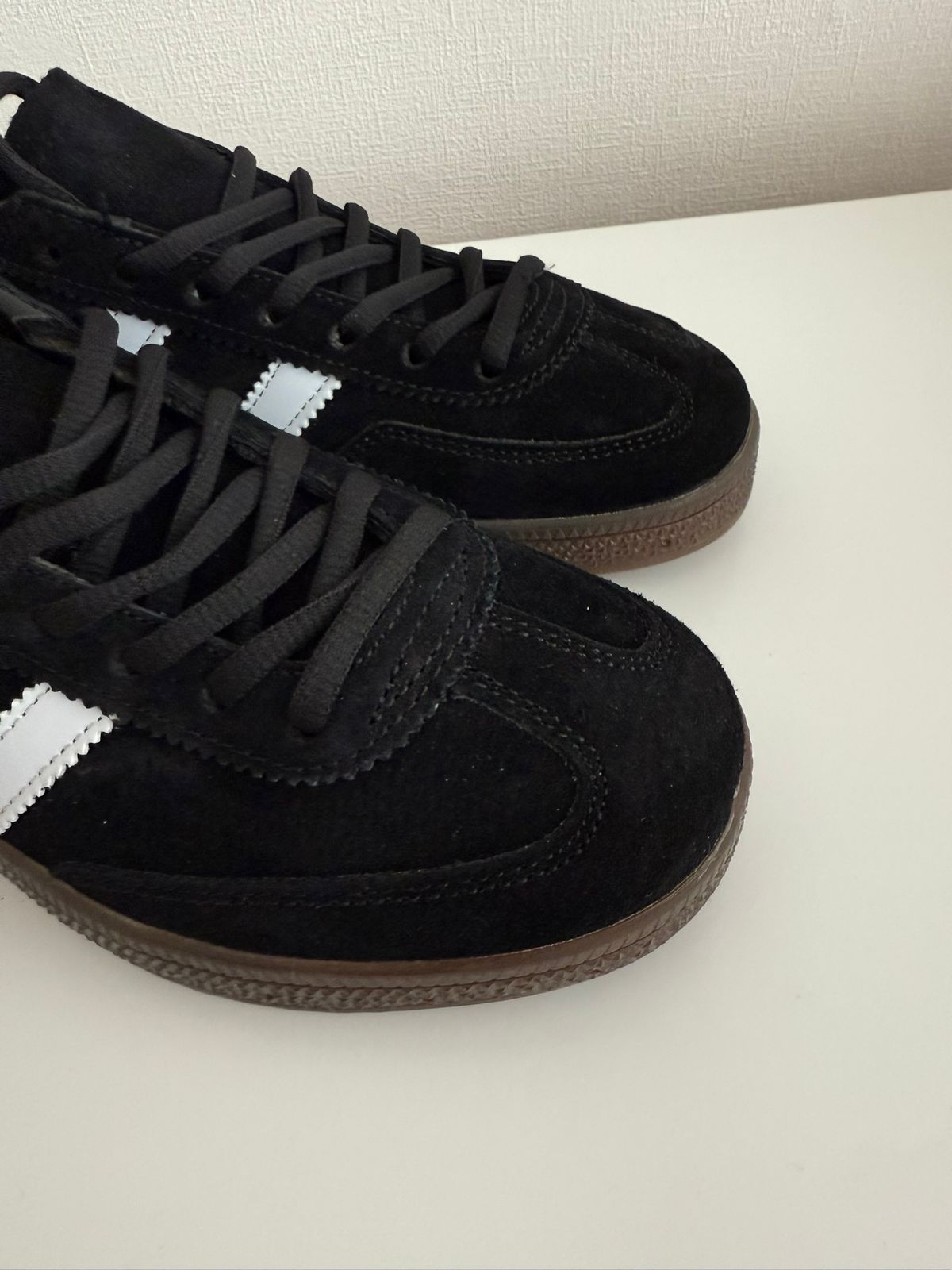 Zapatillas estilo Samba de cuero